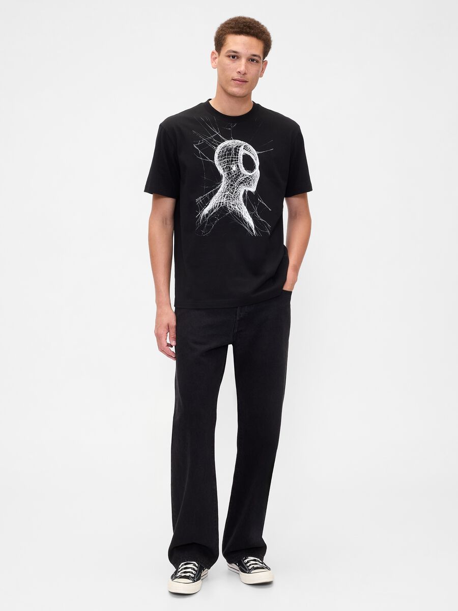T-shirt Spider Man Marvel in puro cotone a maniche corte Uomo_2