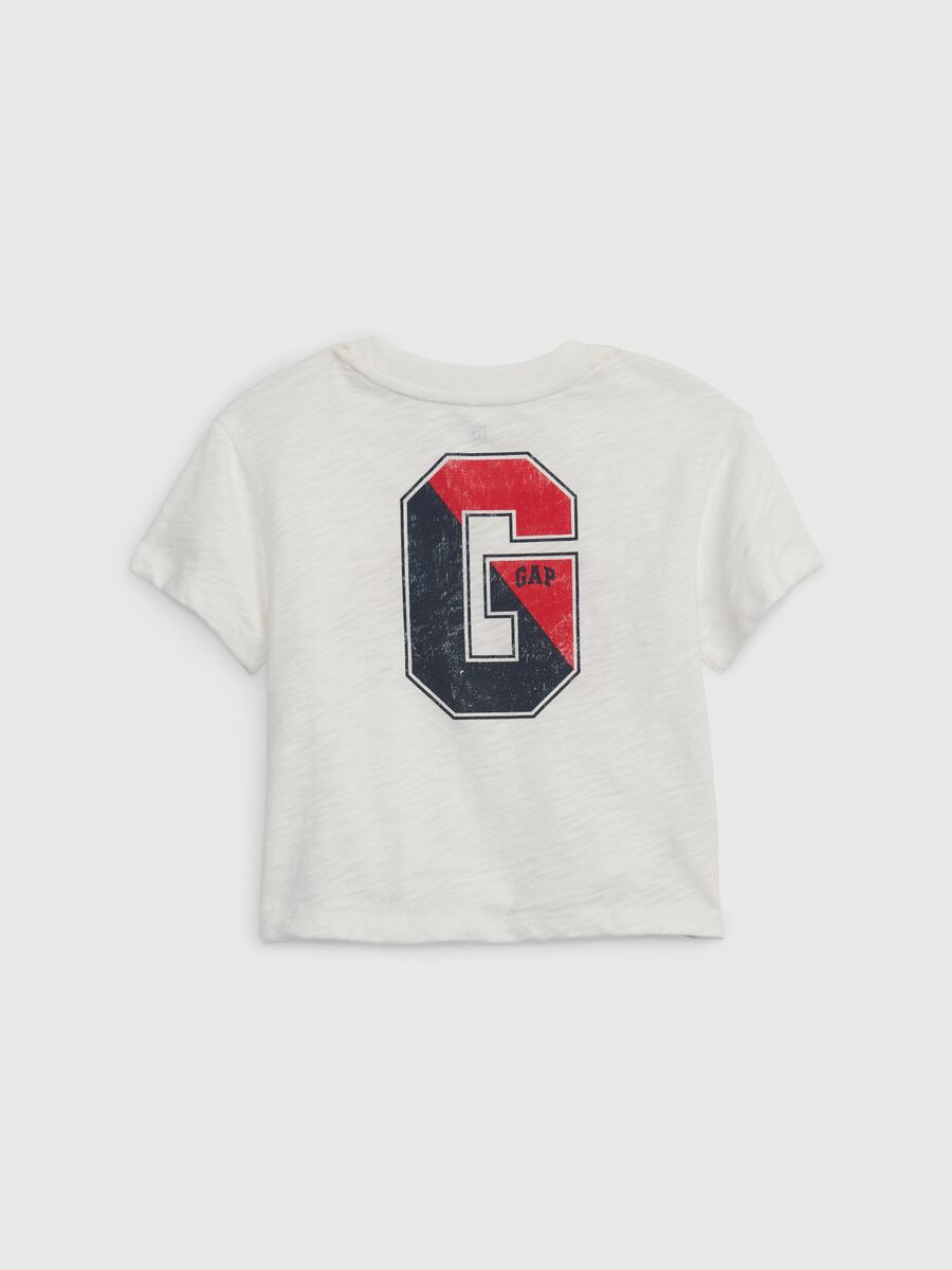 T-shirt con logo effetto vintage Bimba_1