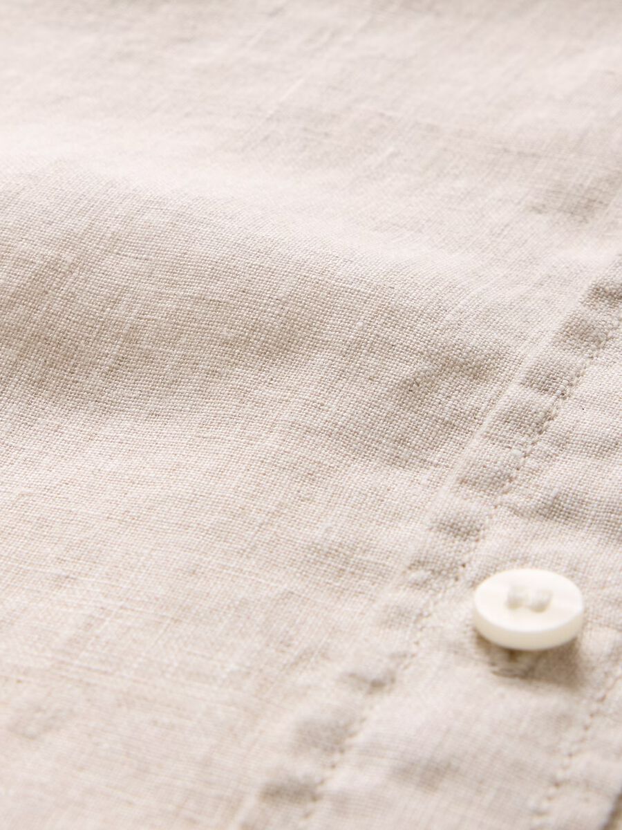 Camicia in lino beige Gap Donna_4