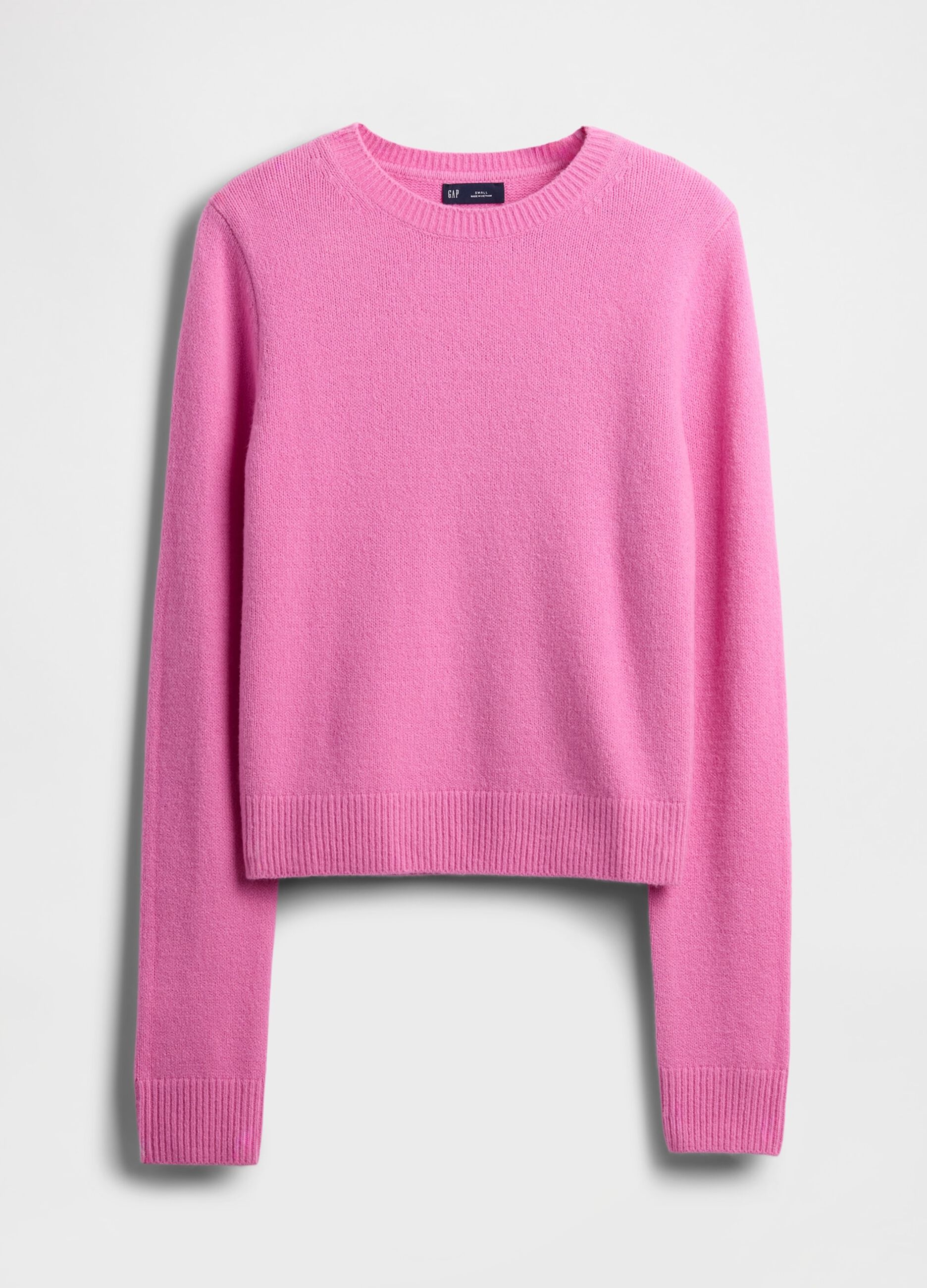 Pink Cotton Blend Sweater_3