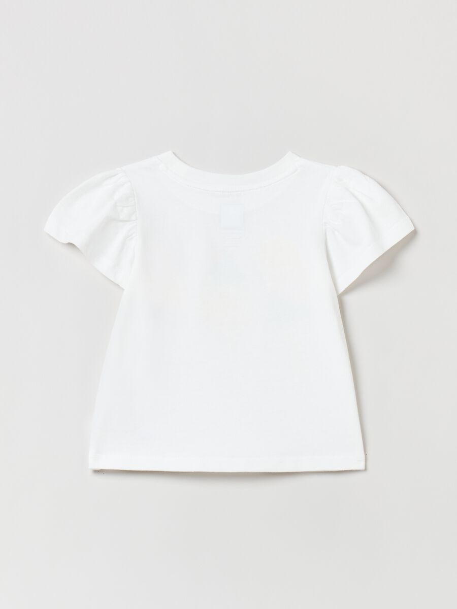 Organic cotton T-shirt with ice creams print Newborn Boy_1
