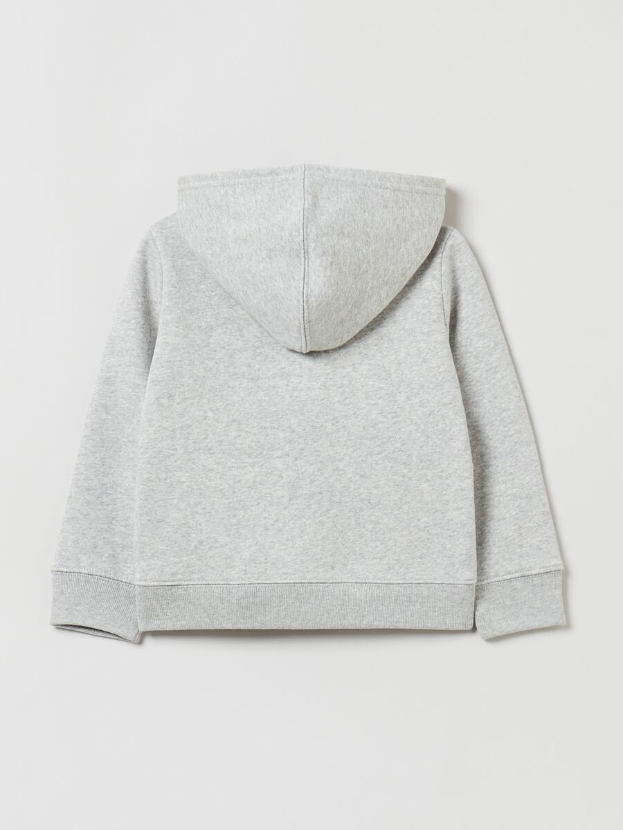 Full-zip con cappuccio e patch logo Bimba_1