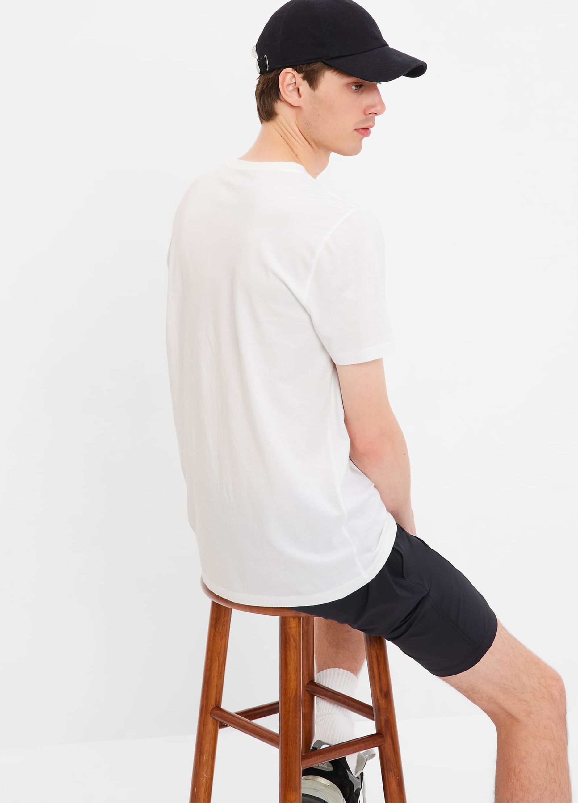 Tripack t-shirt con scollo a V_2