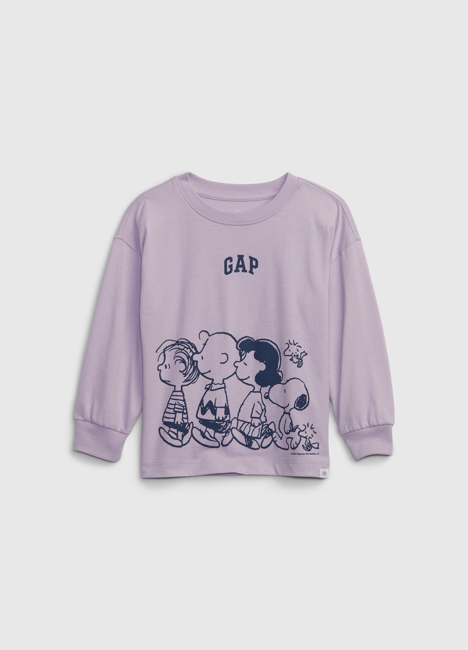 T-shirt with logo print and Peanuts characters