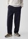 Baggy-fit trousers in stretch cotton_1