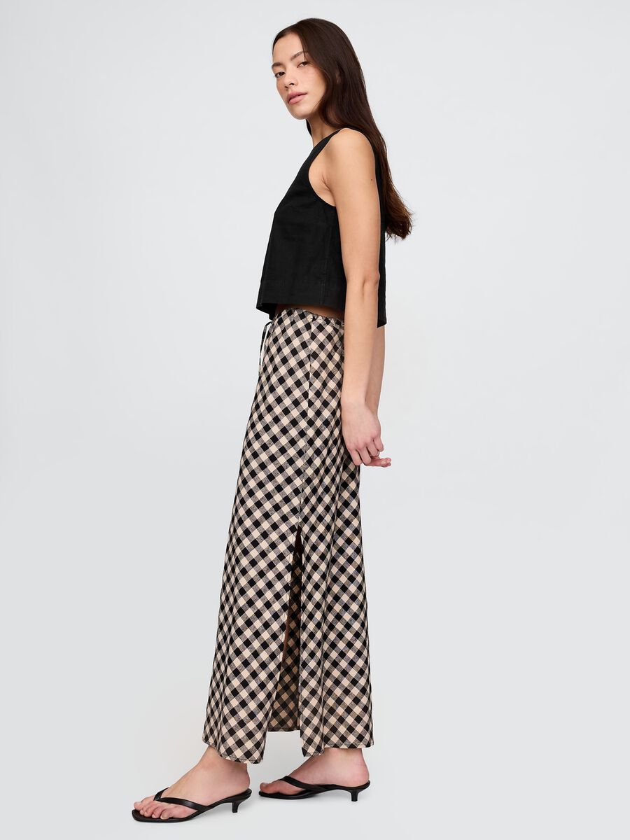 Gap Long Plaid Skirt Woman_2