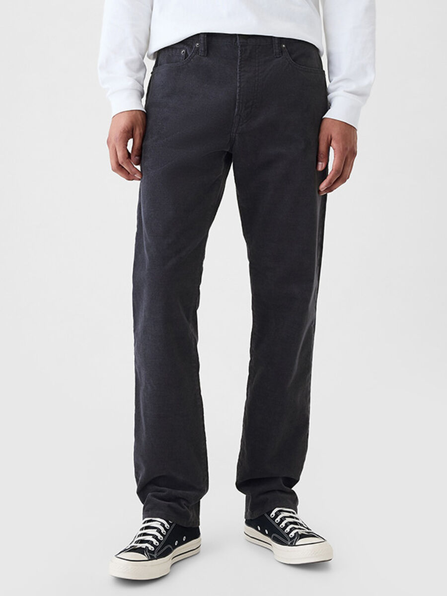 Pantaloni in corduroy cinque tasche Uomo_1