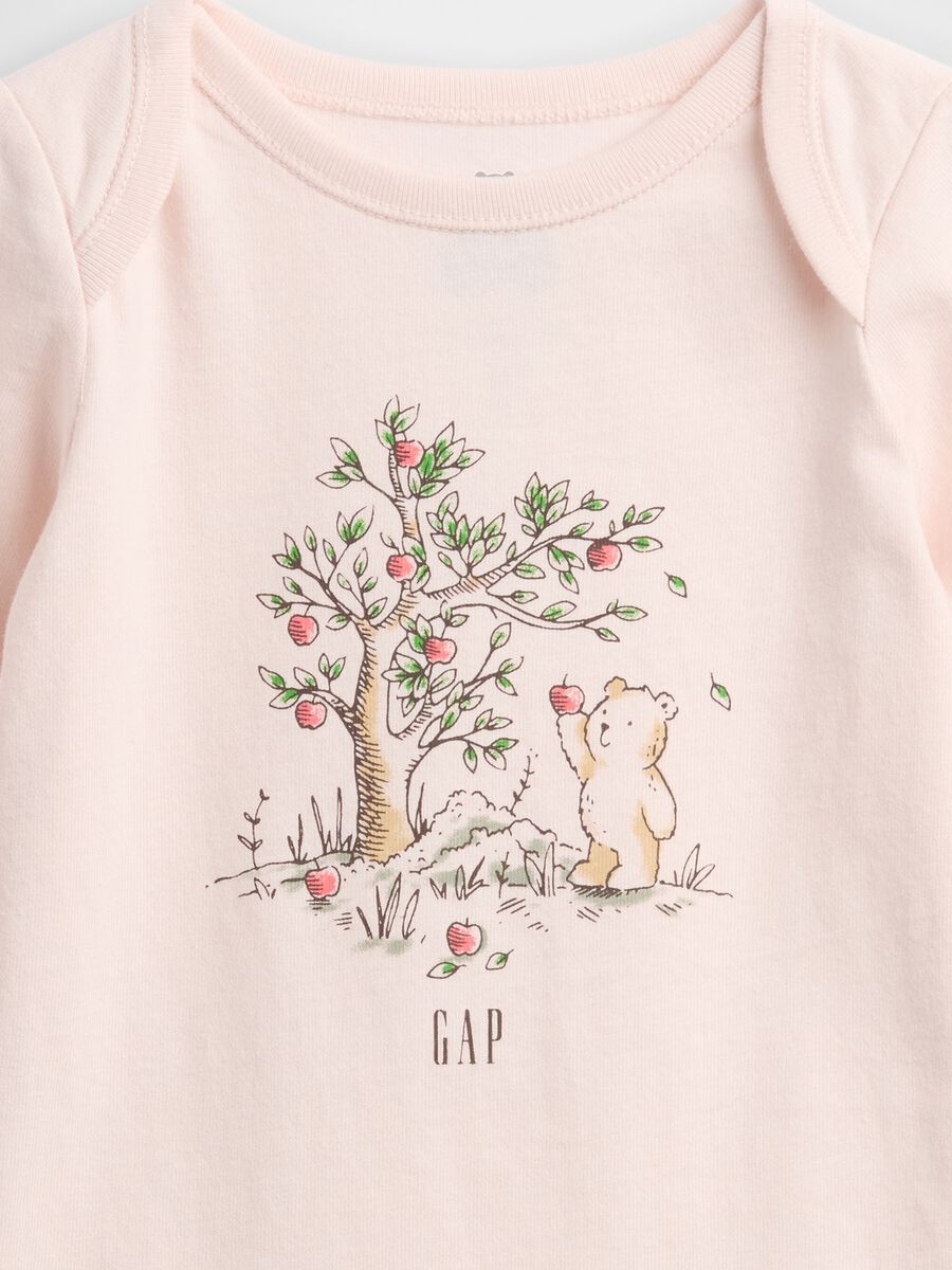 Pink cotton bodysuit for unisex newborns Newborn Boy_2