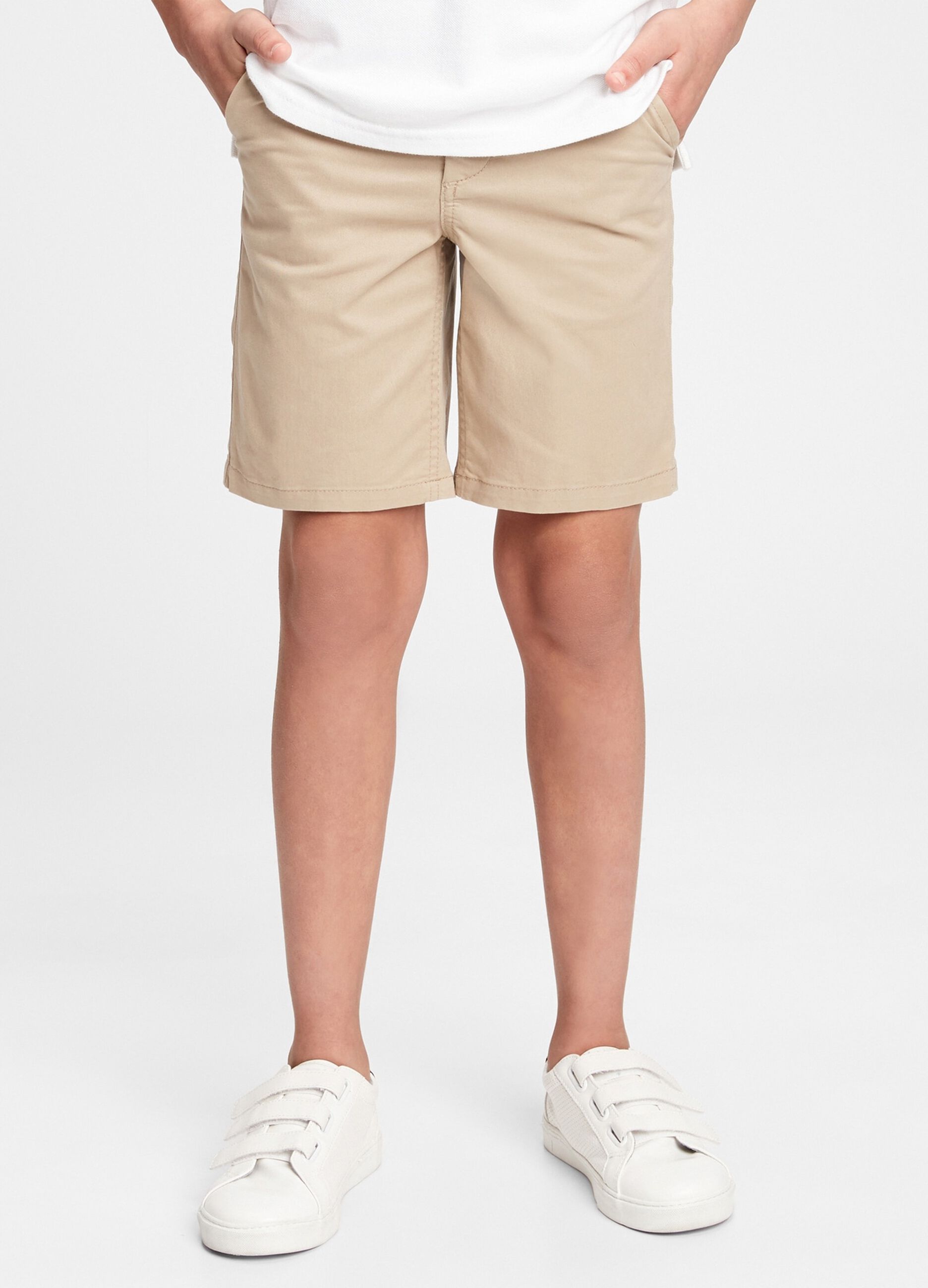 Stretch twill Bermuda shorts_1