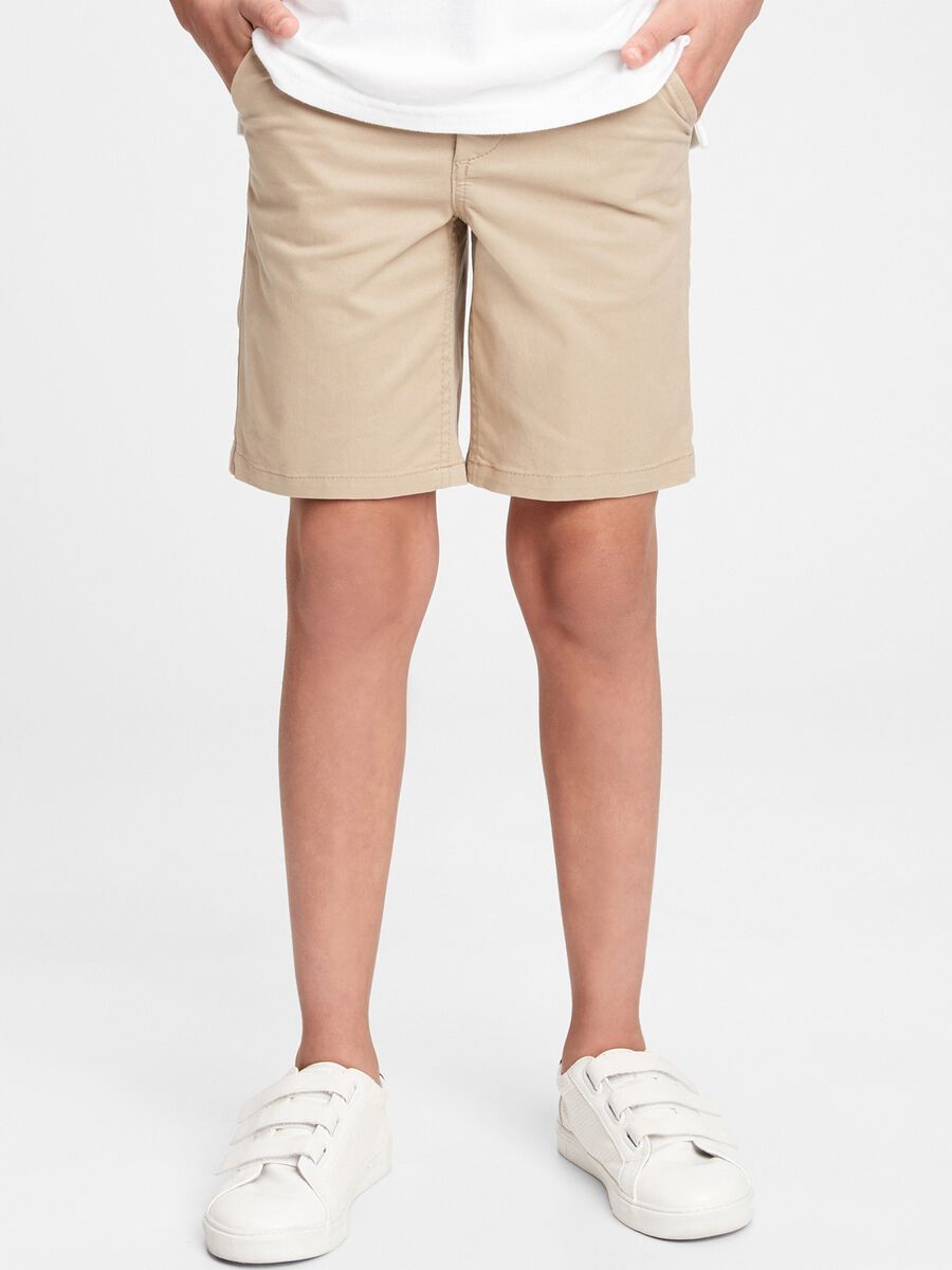 Bermuda in twill stretch Bambino_1