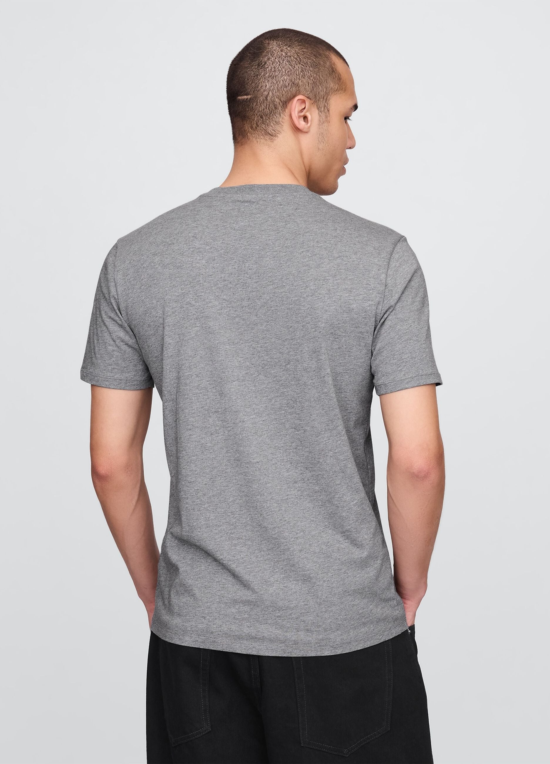 T-shirt in puro cotone a maniche corte