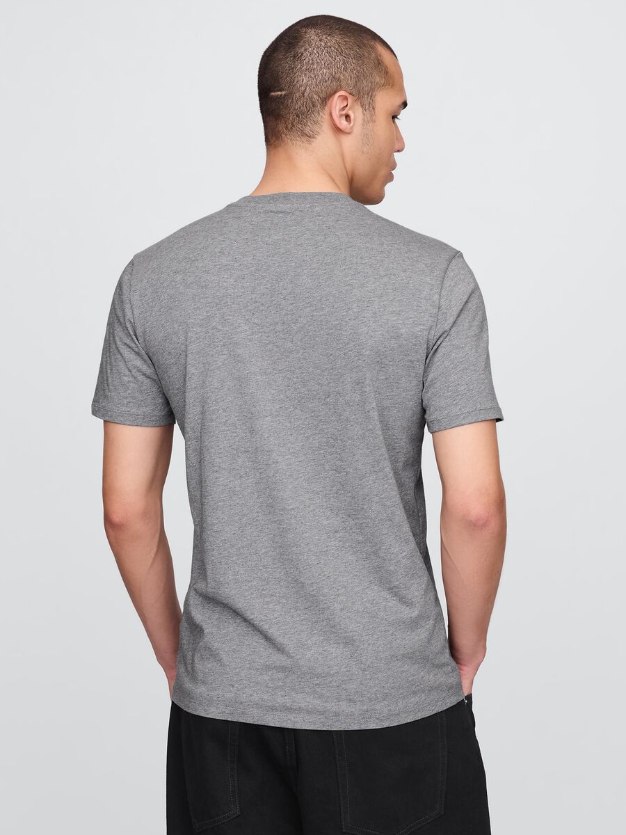 T-shirt in puro cotone a maniche corte Uomo_1