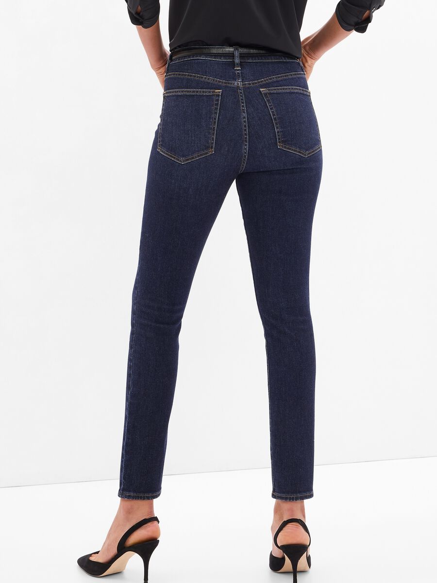 Jeans skinny fit a vita alta Donna_1