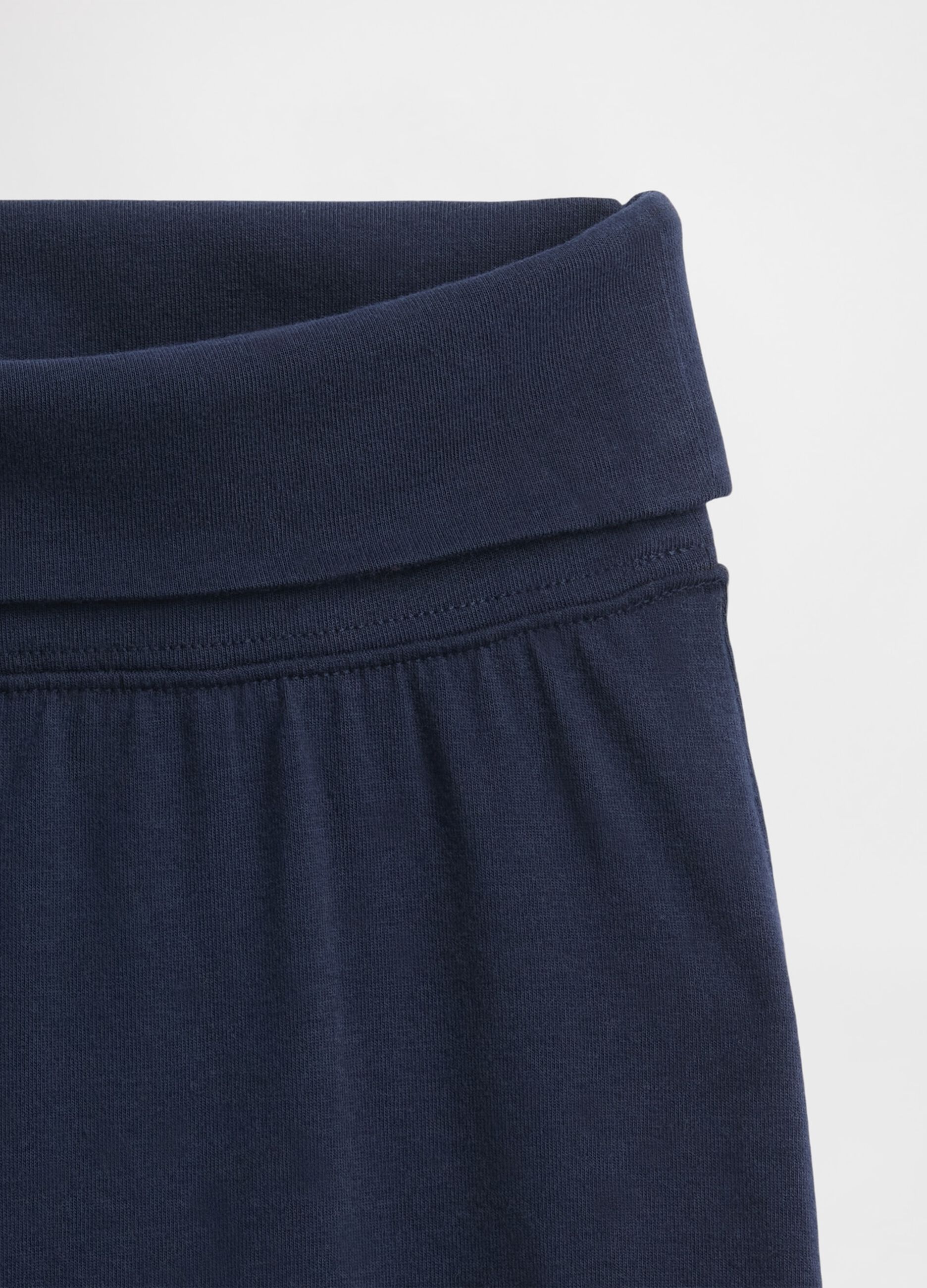 Leggings blu elasticizzati per bambina_4