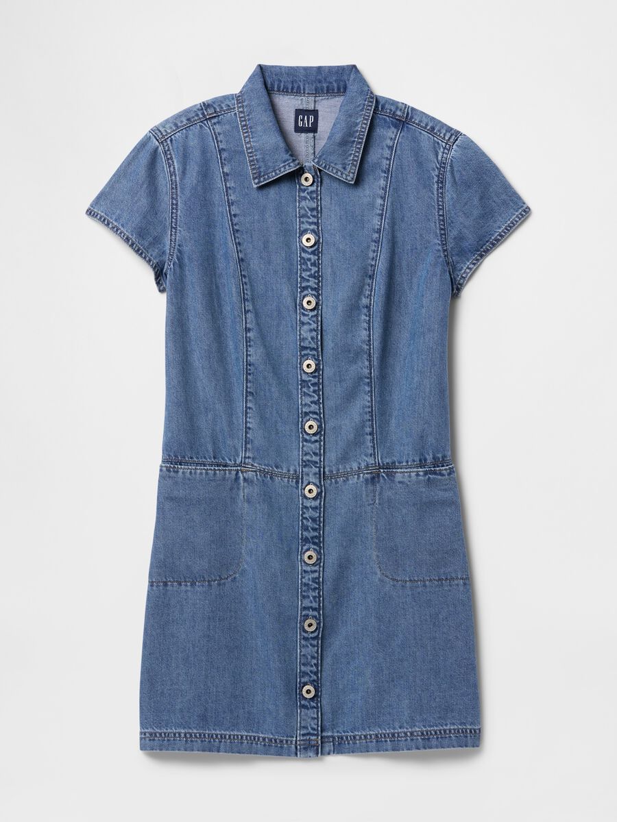 Abito in denim Gap con bottoni Donna_6