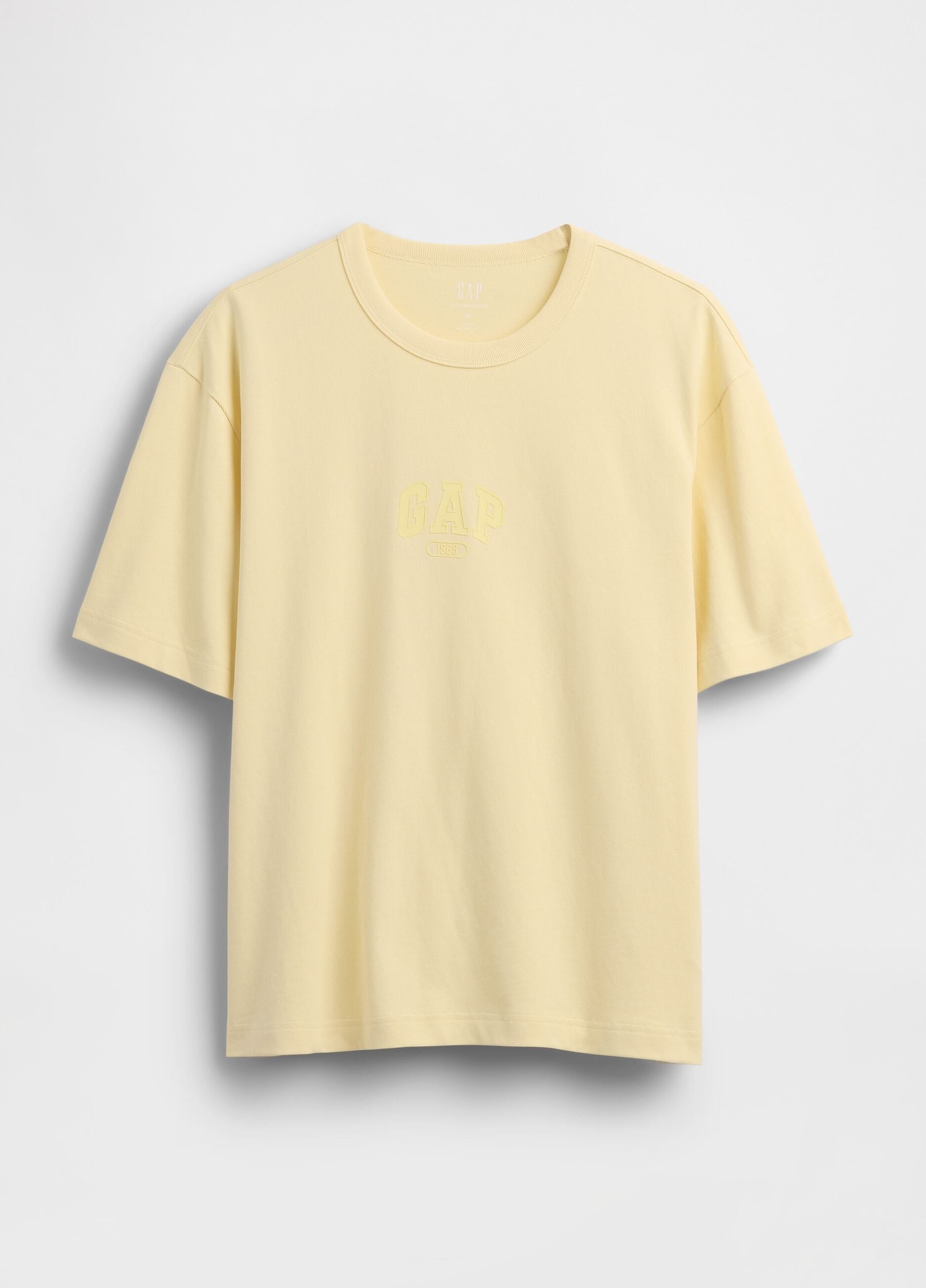 T-shirt in puro cotone a maniche corte con logo GAP