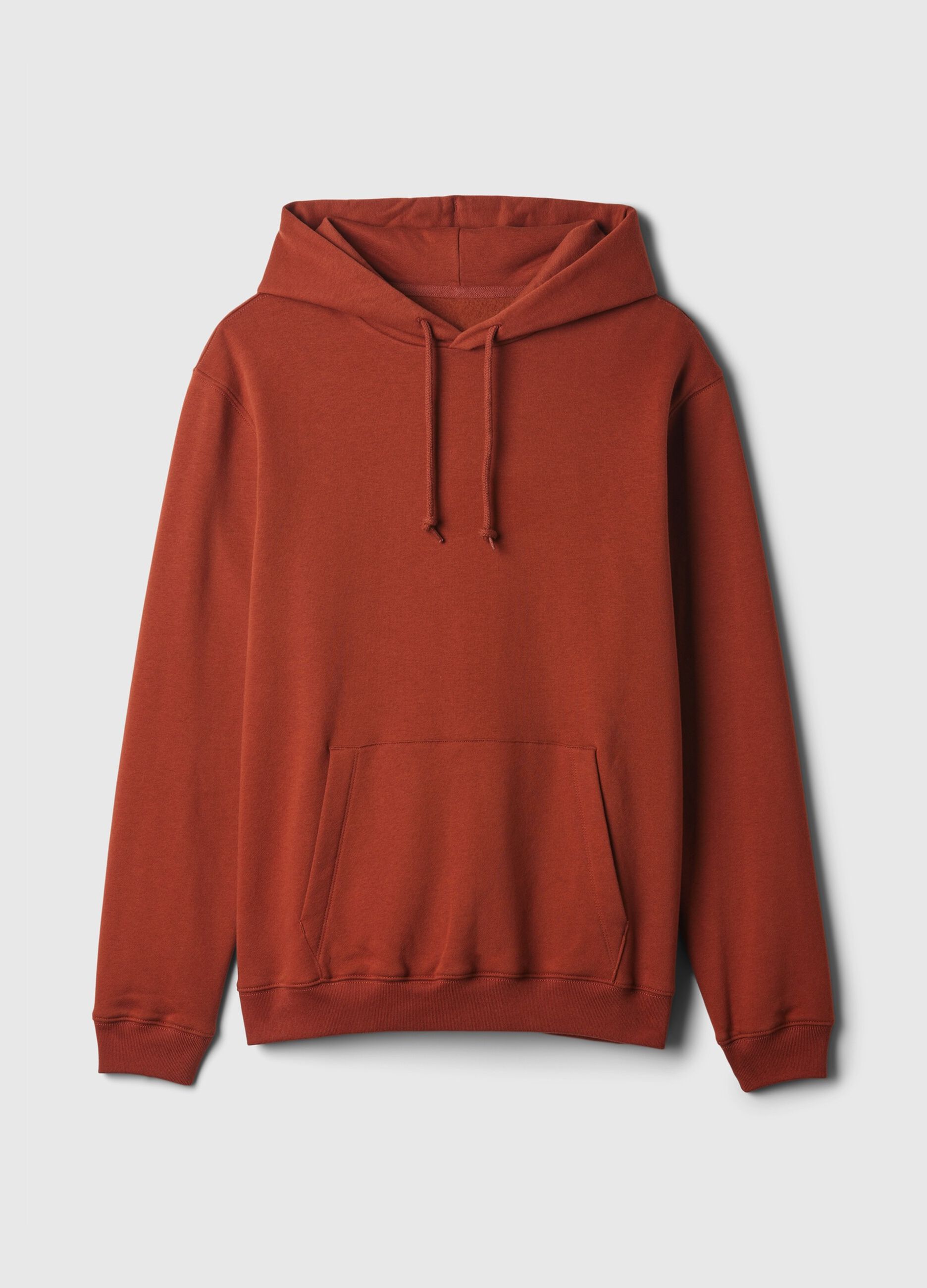 Felpa con cappuccio e tasca Rosso GAP Italia