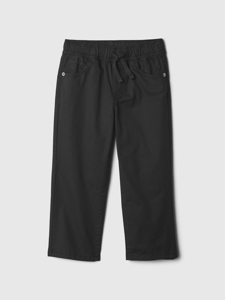 Pantaloni chino con coulisse Bimbo_0