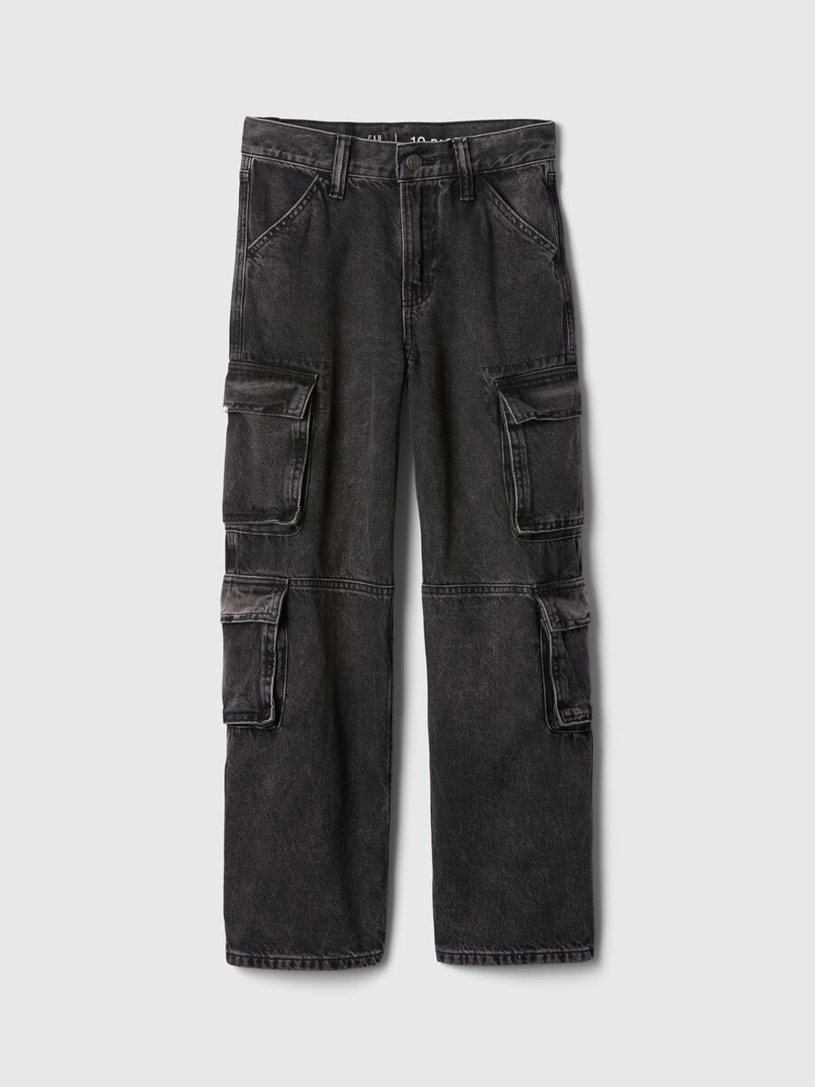 Jeans baggy fit modello tasconato Bambino_2