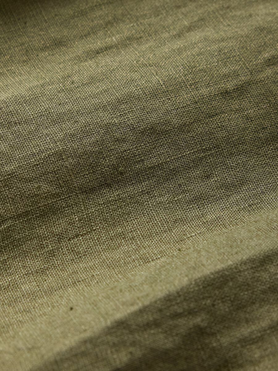 Camicia verde in puro lino Gap Uomo_4