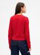 Pullover rosso in misto cotone e acrilico_1