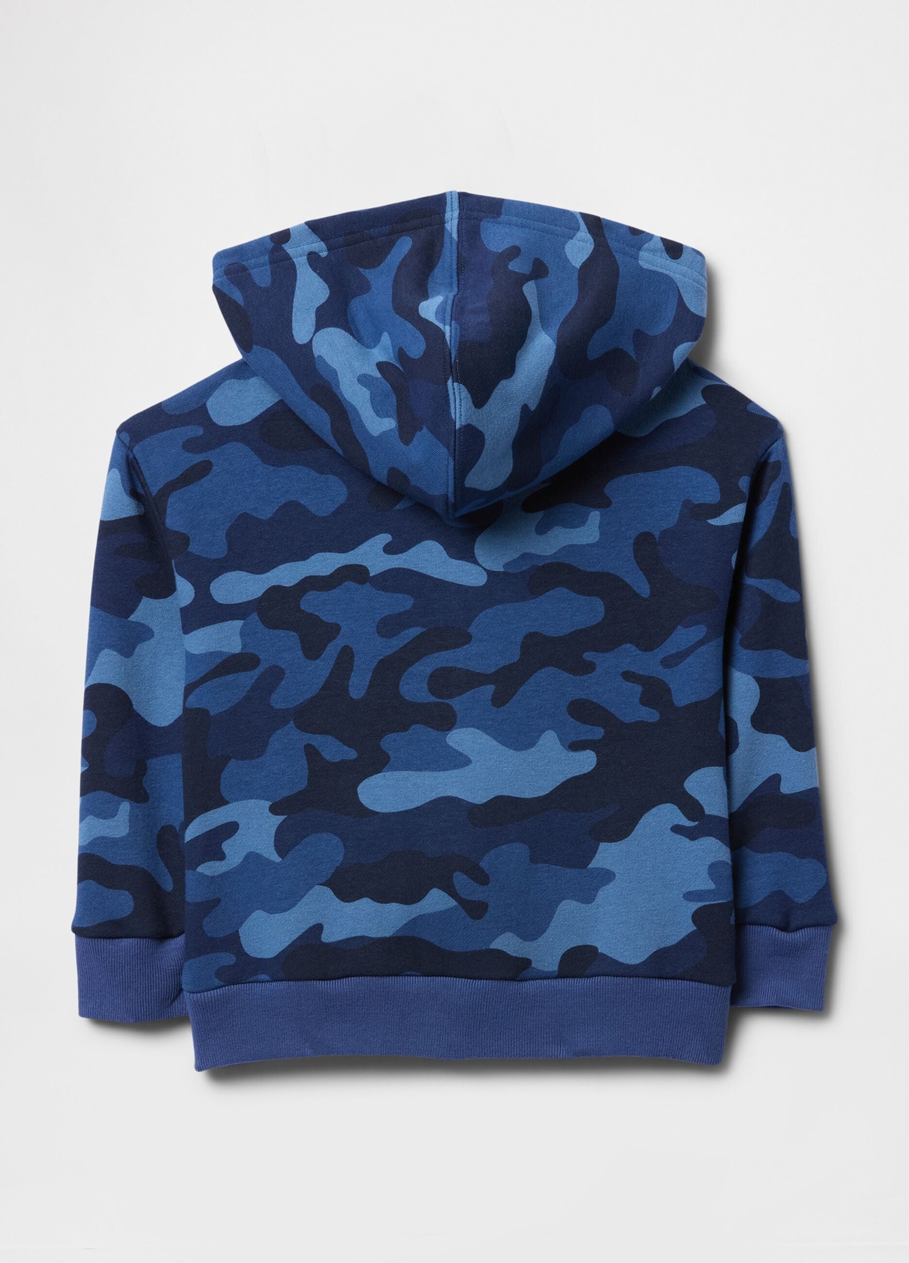 Felpa con logo GAP, cappuccio e zip in misto cotone