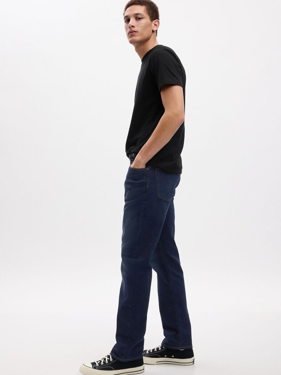 Jeans straight fit a vita media Uomo_2