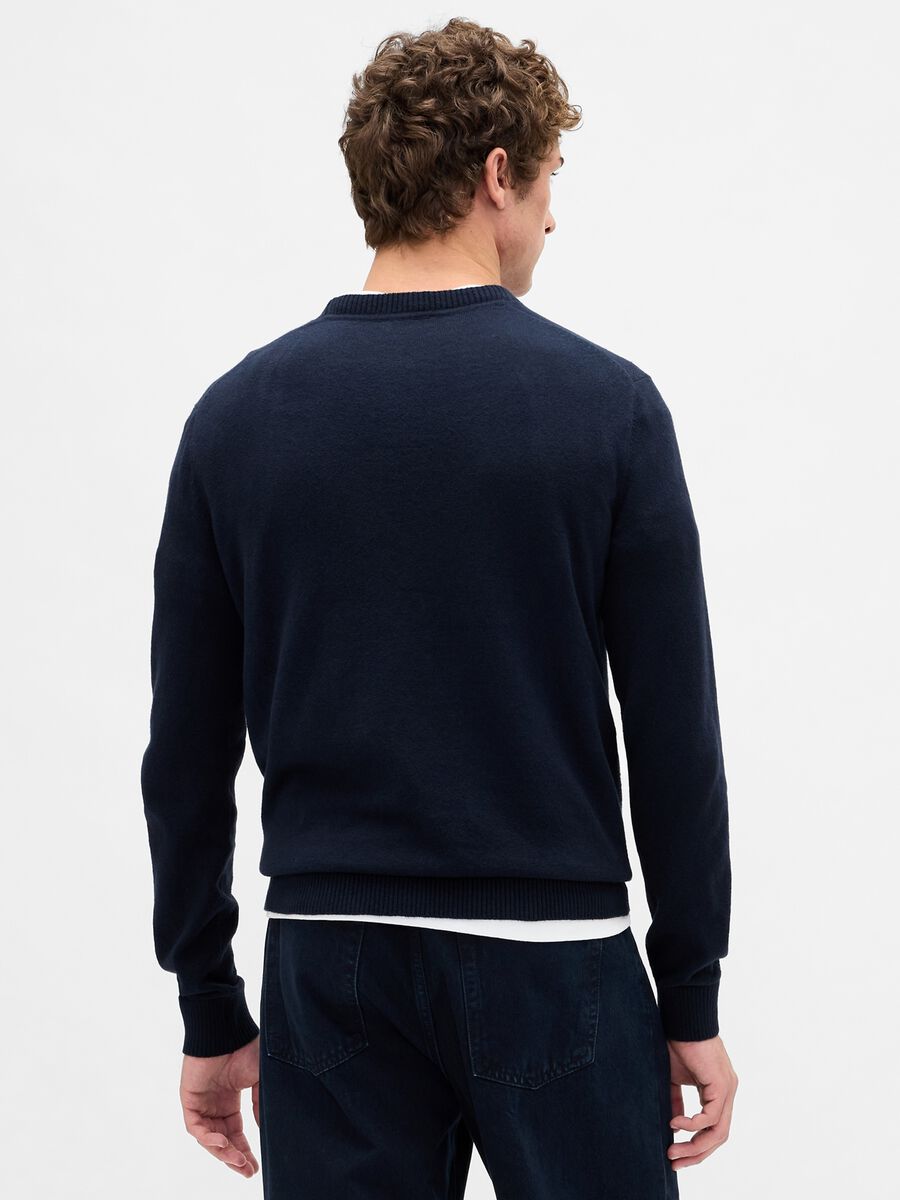 Maglione CashSoft girocollo in misto cotone Uomo_1