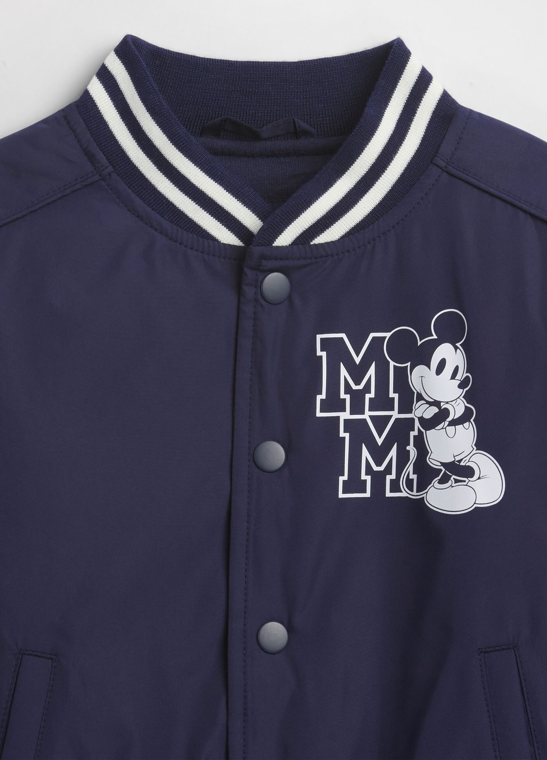 Bomber blu da bambino con dettagli a tema Disney_2