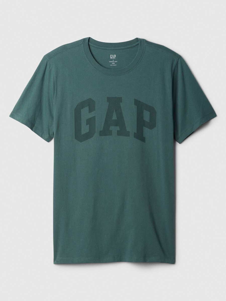 T-shirt in cotone con stampa logo Uomo_3