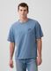T-shirt in cotone a maniche corte con logo GAP_0