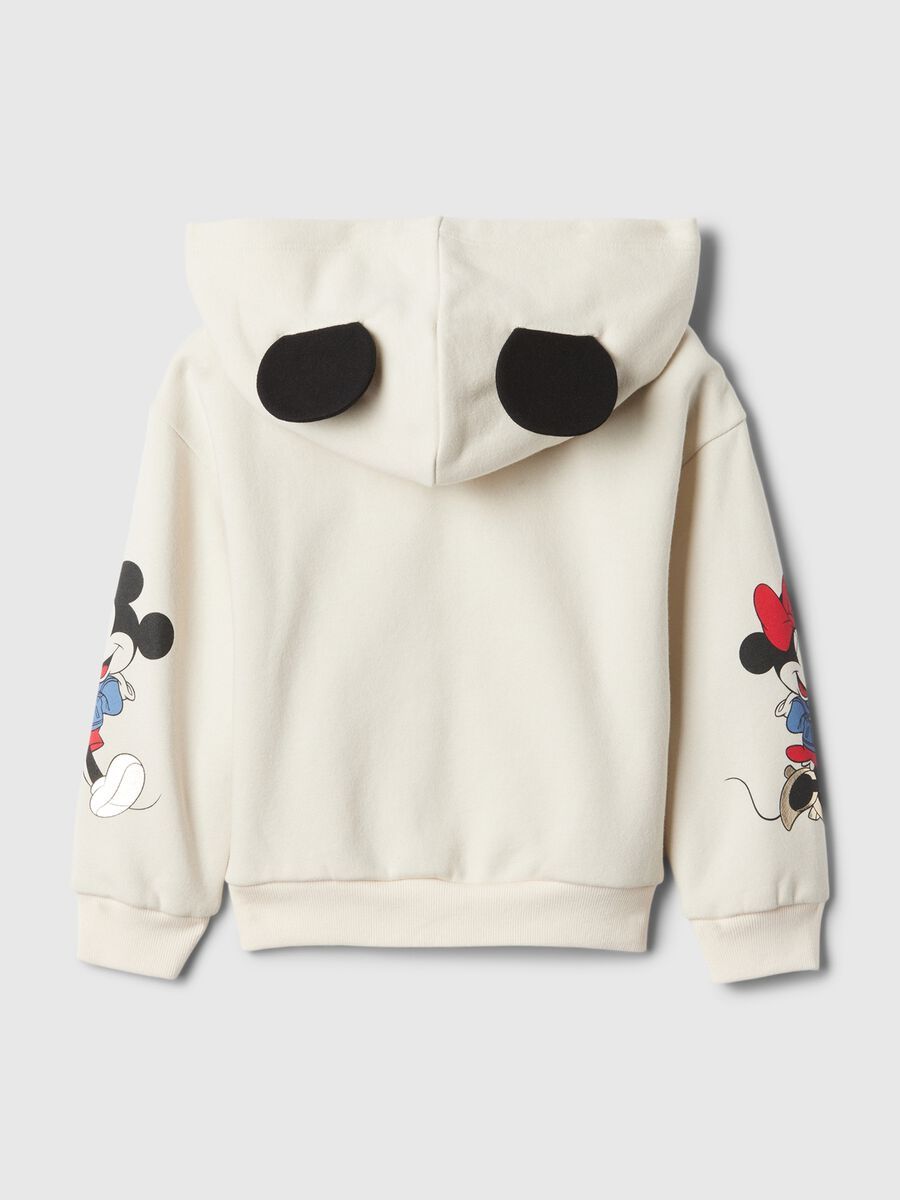 Full-zip sweatshirt with Minnie and Mickey Mouse print and hood Baby Girl_1