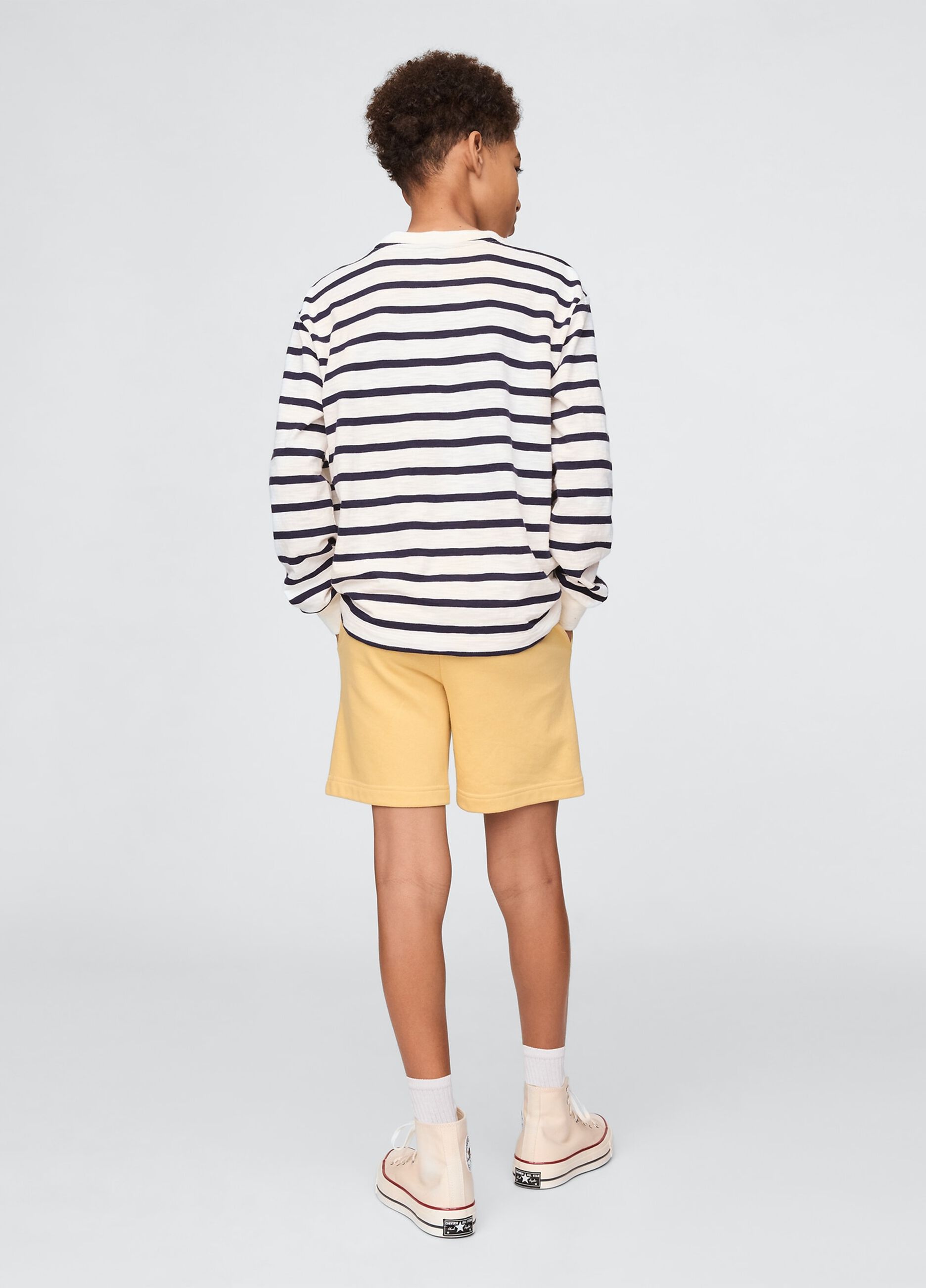 Shorts gialli GAP Kids in misto cotone_2
