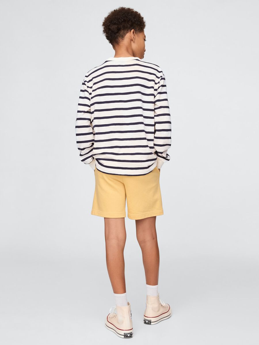 Yellow GAP Kids Cotton Blend Shorts Boy_2