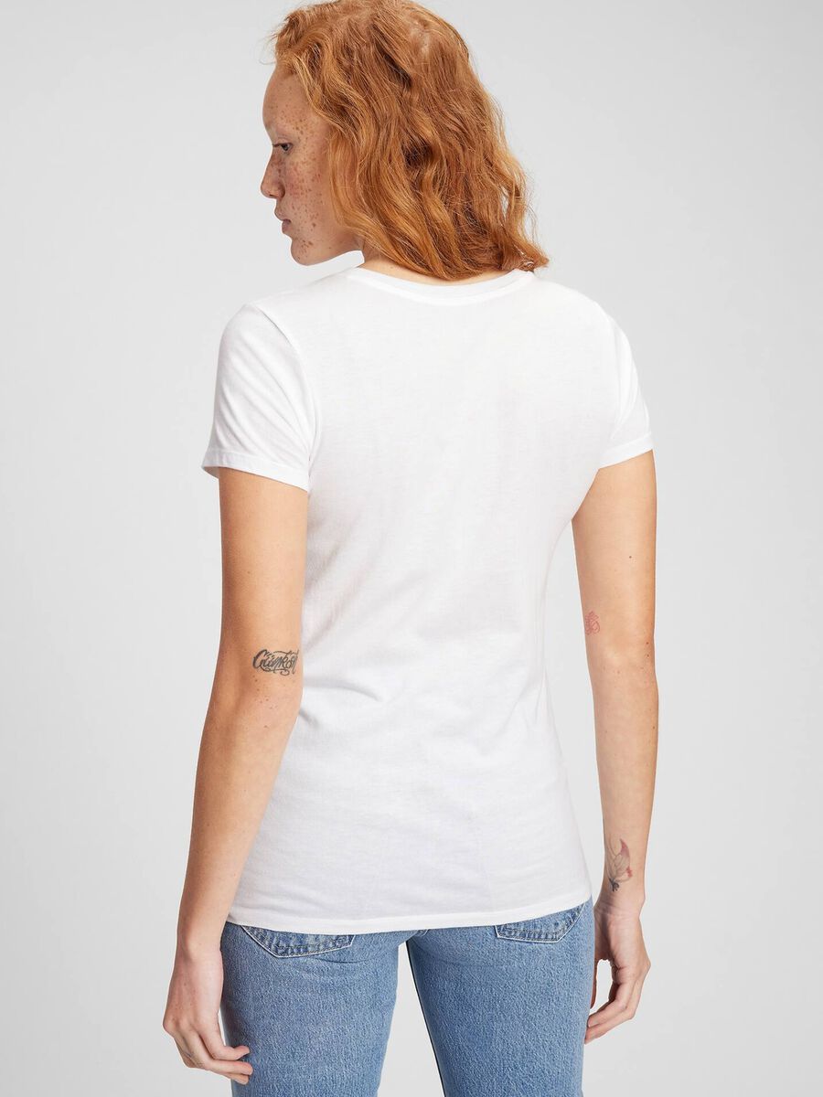 Twin-pack cotton and modal T-shirts Woman_2