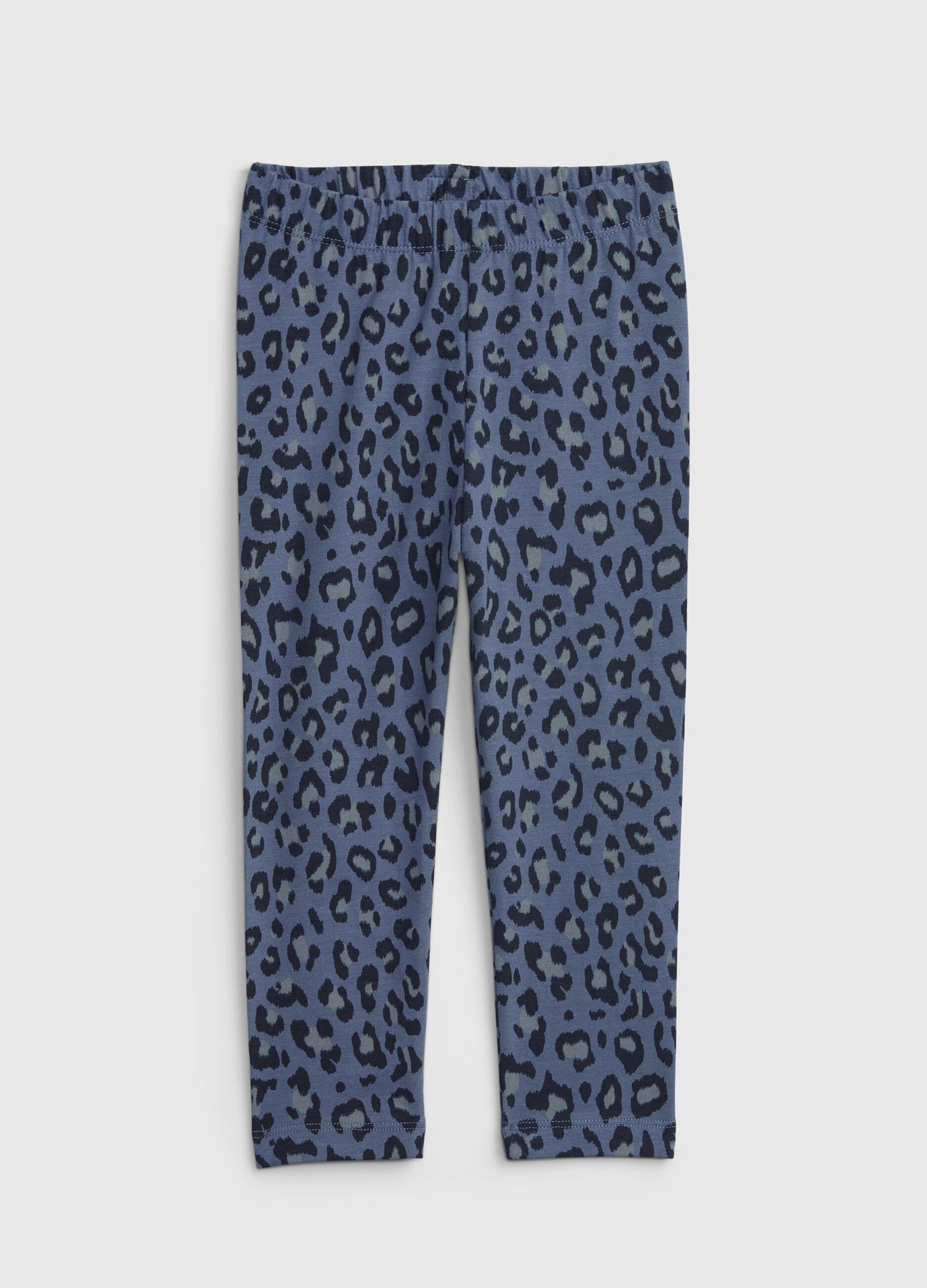 Leggings with animal print