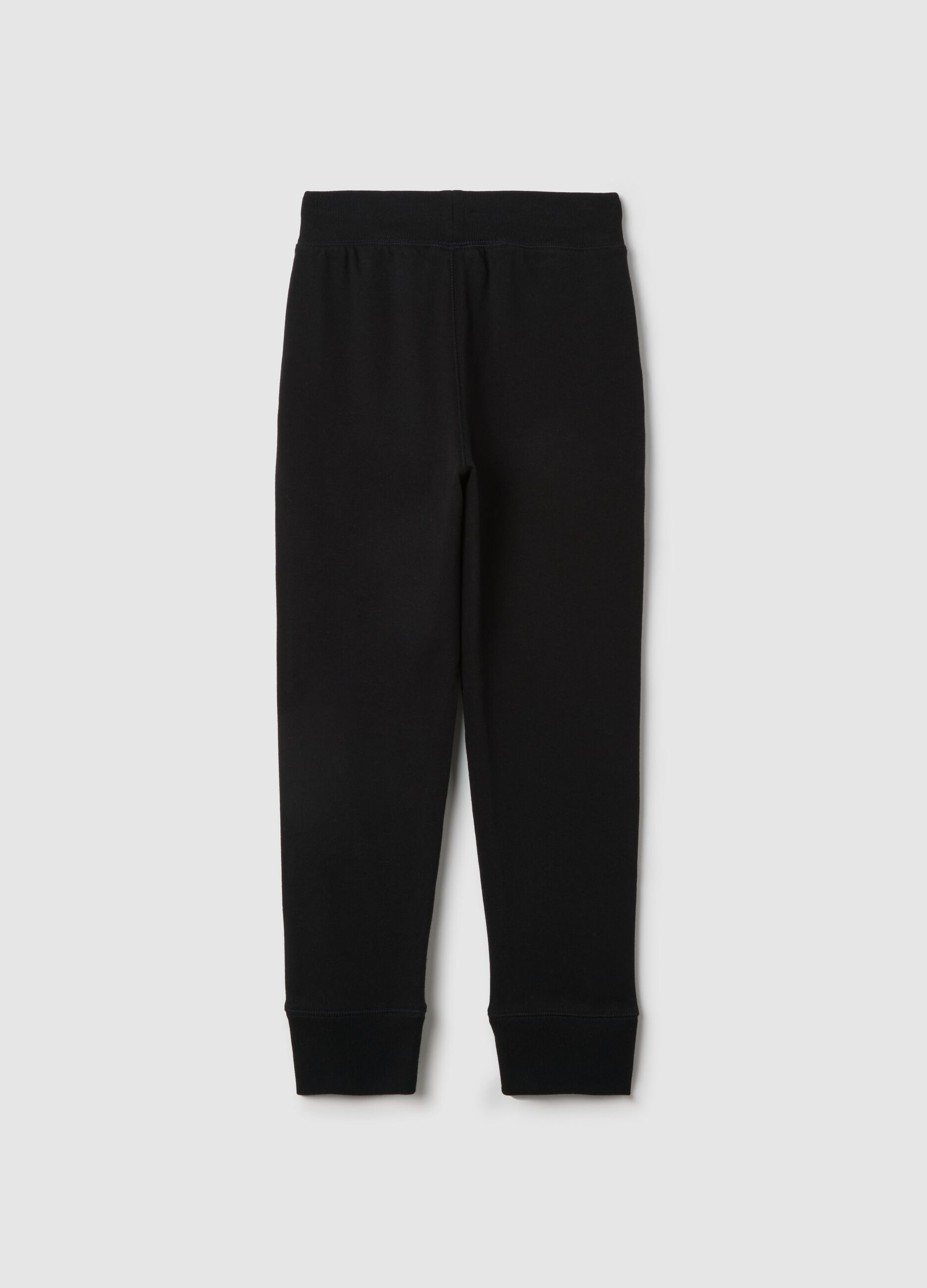Pantaloni sportivi neri con logo GAP_1