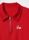 Felpa rossa Gap con colletto e zip_4
