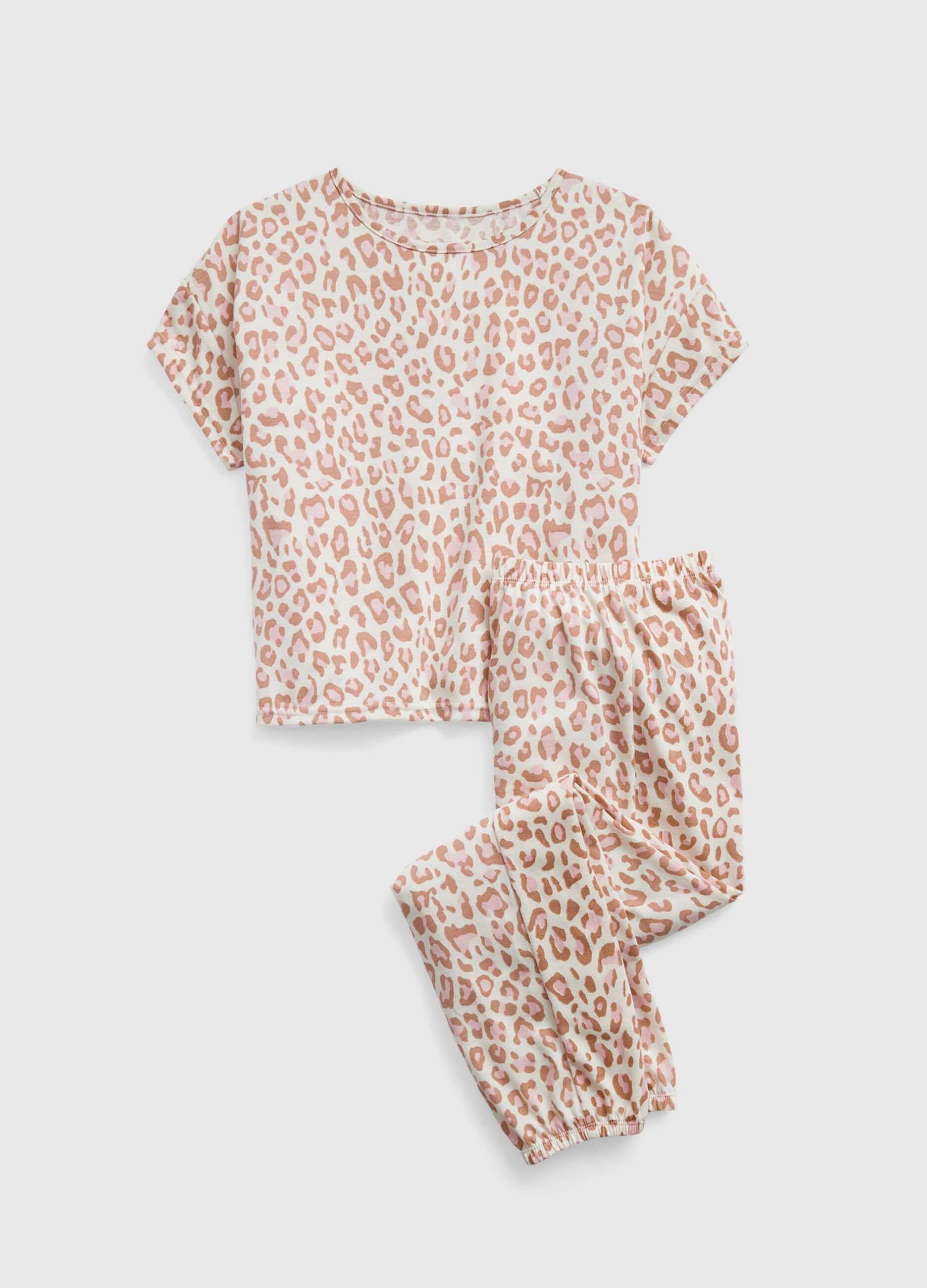 Pyjamas with animal print