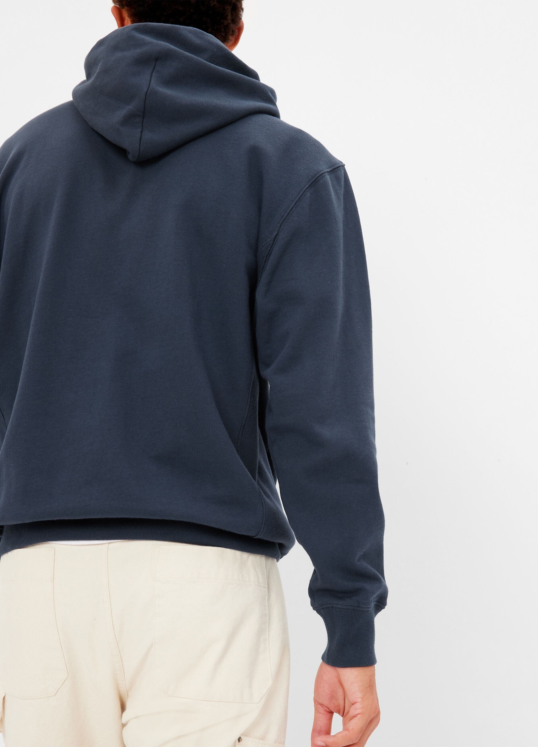 Hoodie with printed vintage logo_1