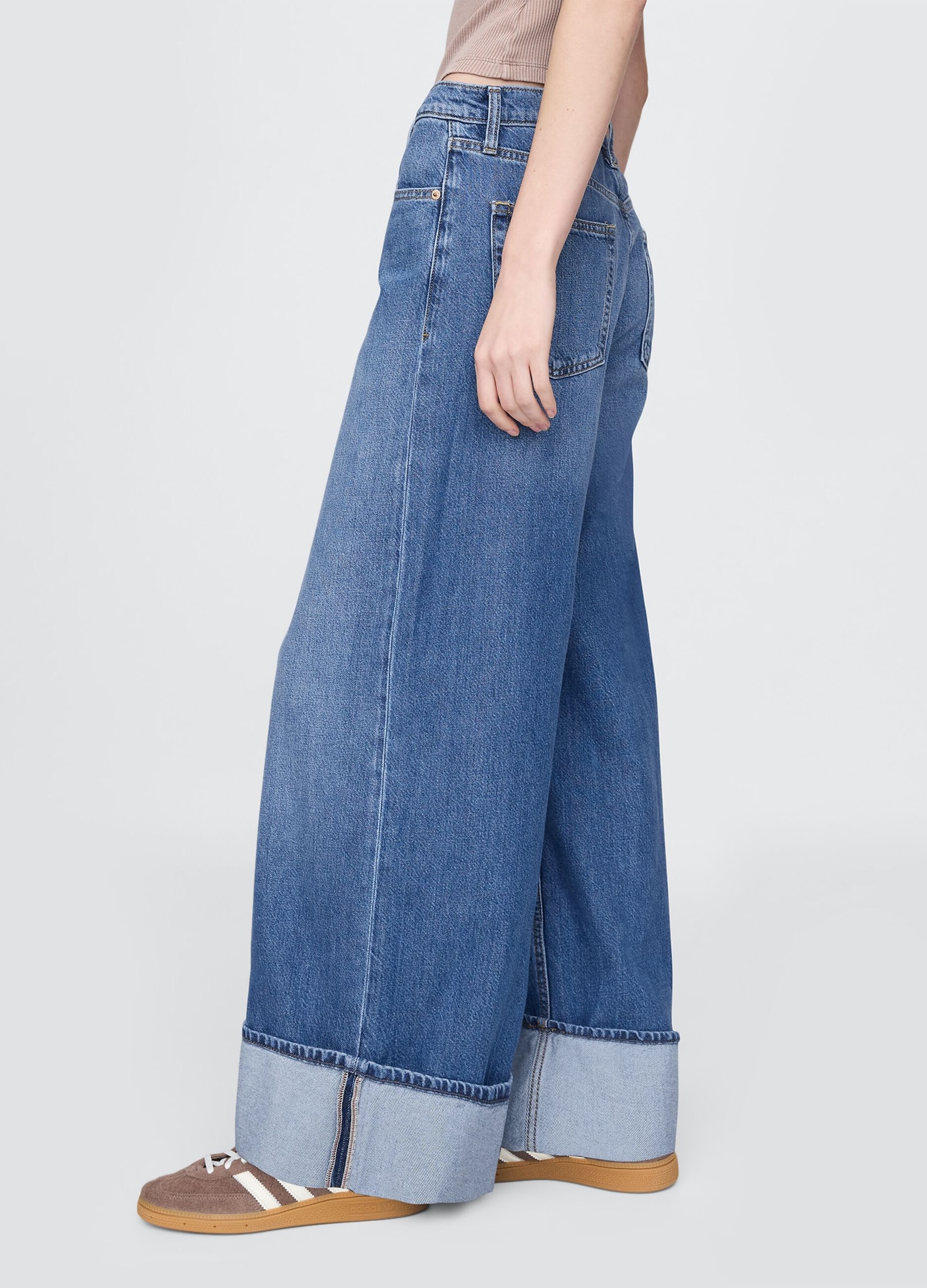 Jeans ampi in misto cotone e Lyocell Gap_3