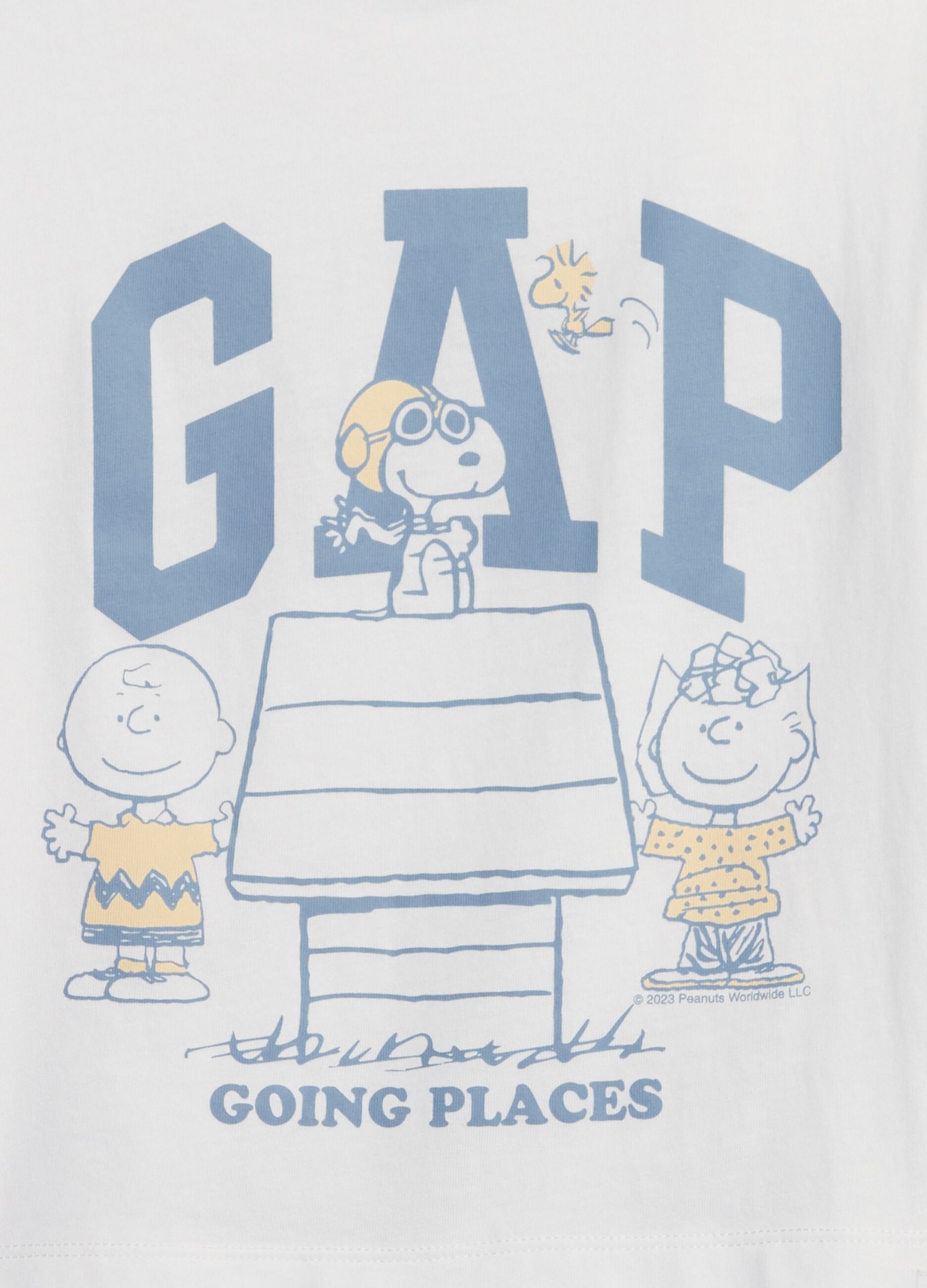 T-shirt with logo print and Peanuts characters_1