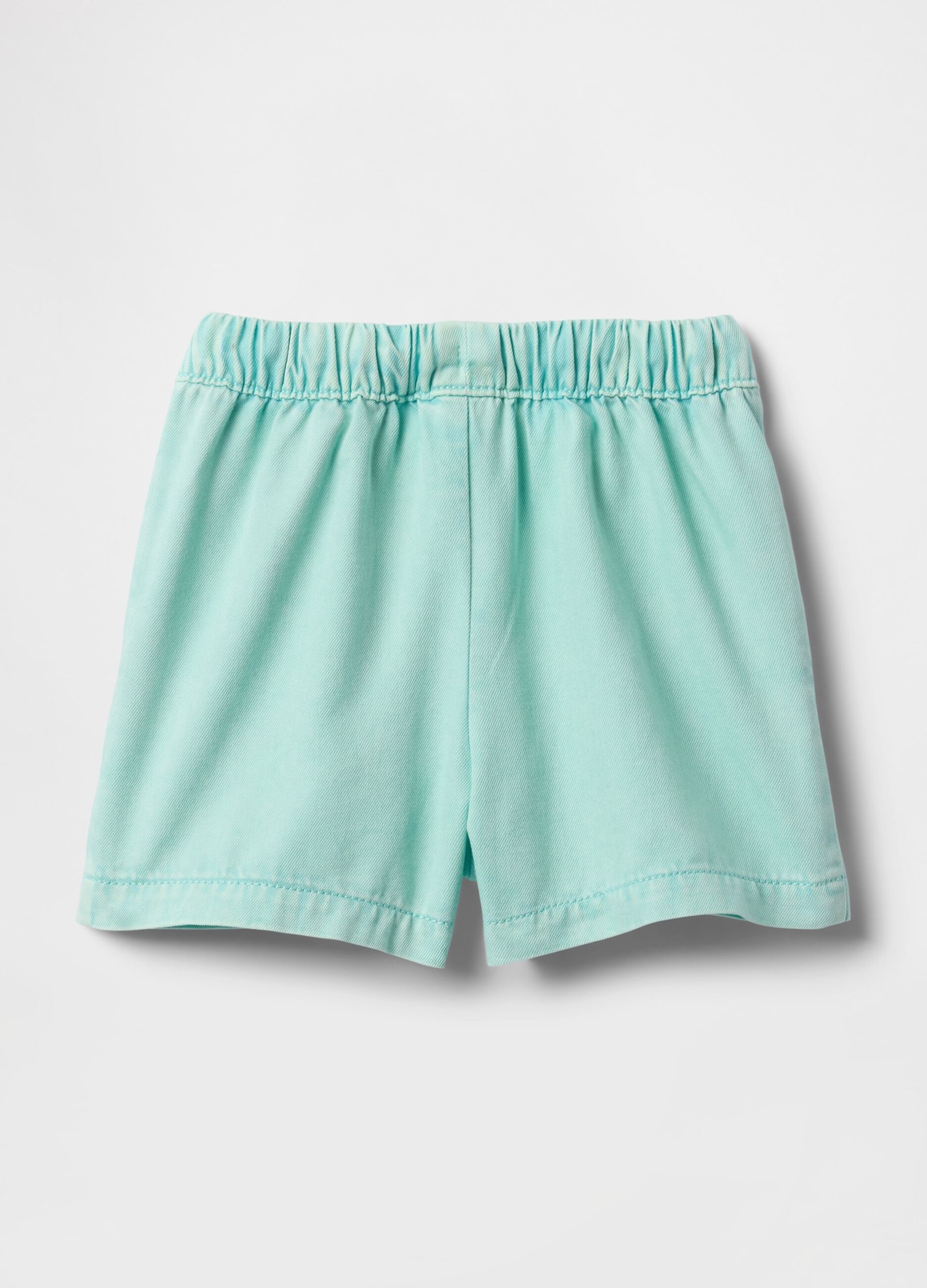 Shorts verde acqua per bambina_2