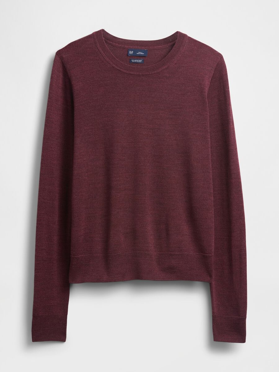 Purple pure wool jumper Woman_4