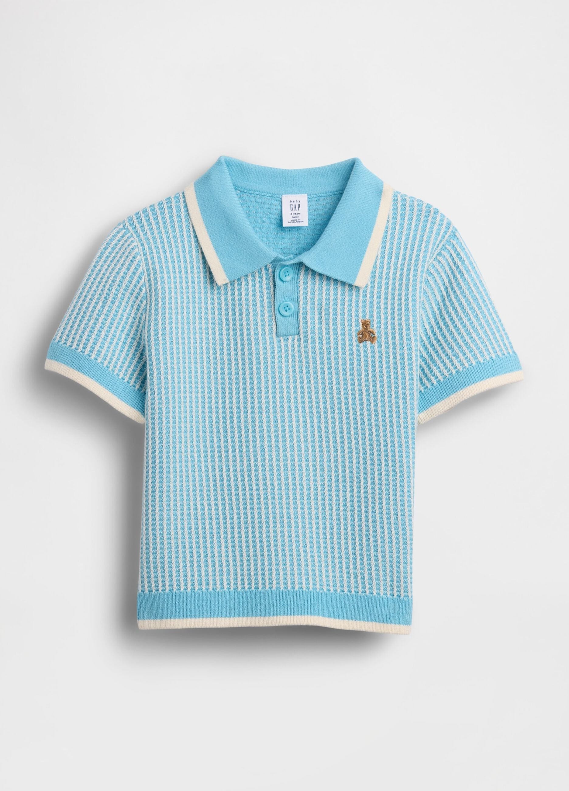 Polo in puro cotone a maniche corte