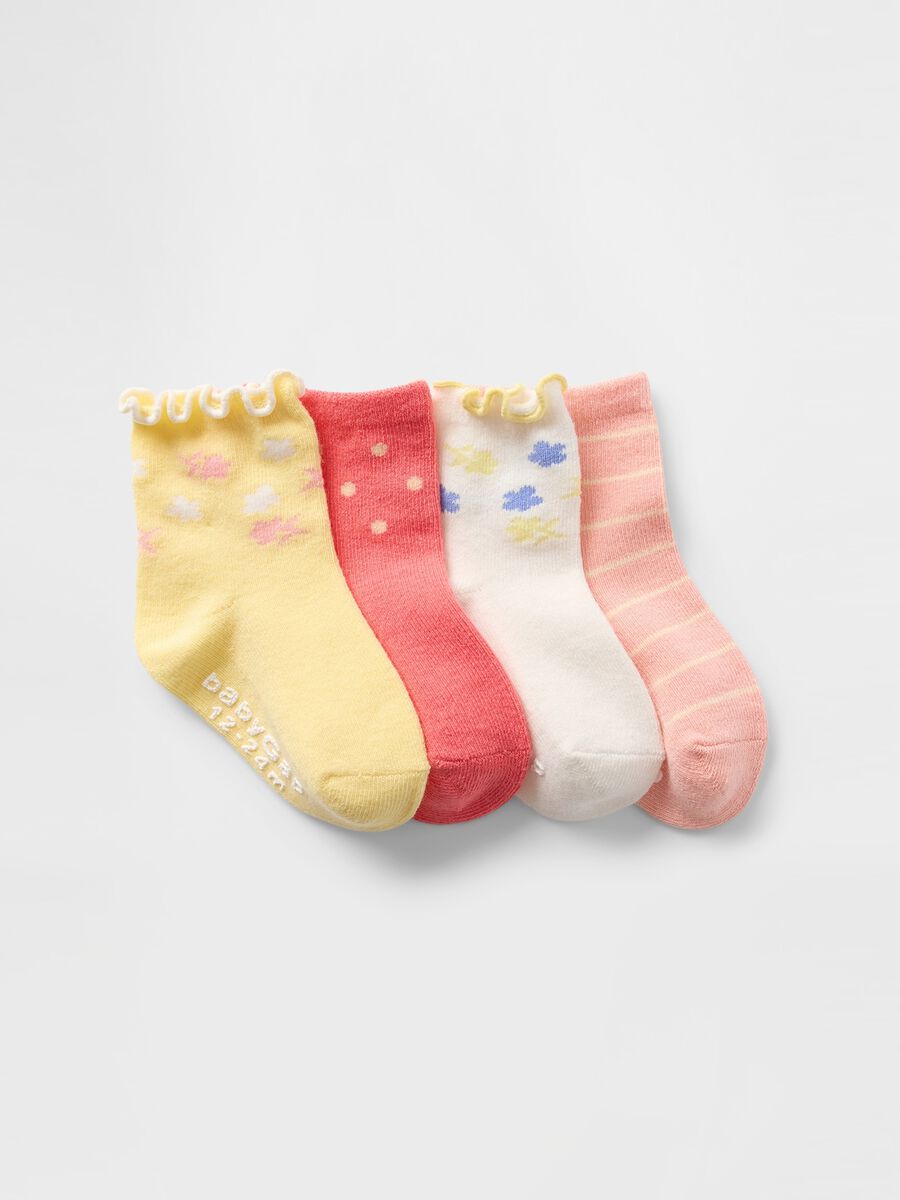 Calzini da bambina multicolor in misto cotone Bimba_0