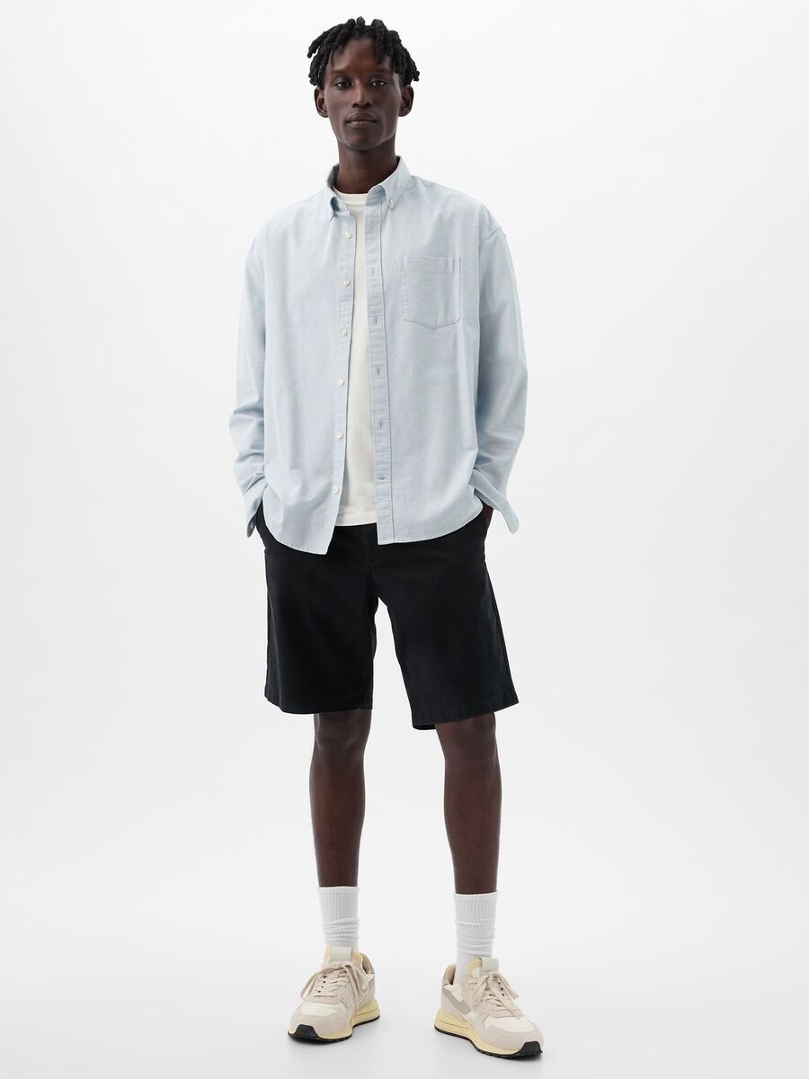 Bermuda relaxed fit in cotone stretch Uomo_0