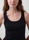 Tank top in cotone elasticizzato con logo GAP_3