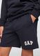 Navy blue shorts in cotton-polyester blend GAP Kids_3