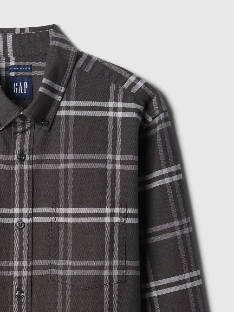 Camicia regular fit in cotone oxford Uomo_4